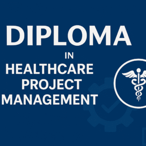 Diploma Healthcare Management course illustration training Professional graphic