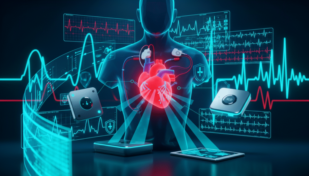 Cardiology professionals mastering advanced cardiac device programming and rhythm management skills.