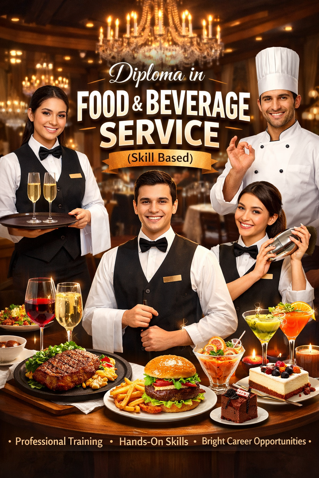 Diploma in Food and beverage service (Skill Based)